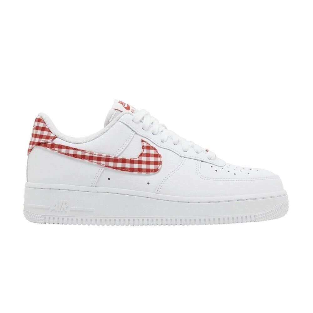 Nike Air Force 1 '07 Essential Low Mystic Red Gingham